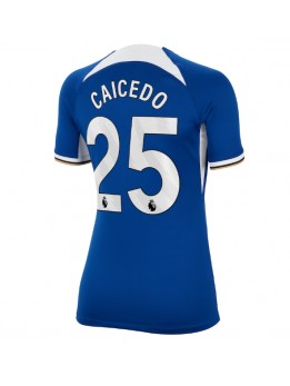 Chelsea Moises Caicedo #25 Heimtrikot für Frauen 2023-24 Kurzarm